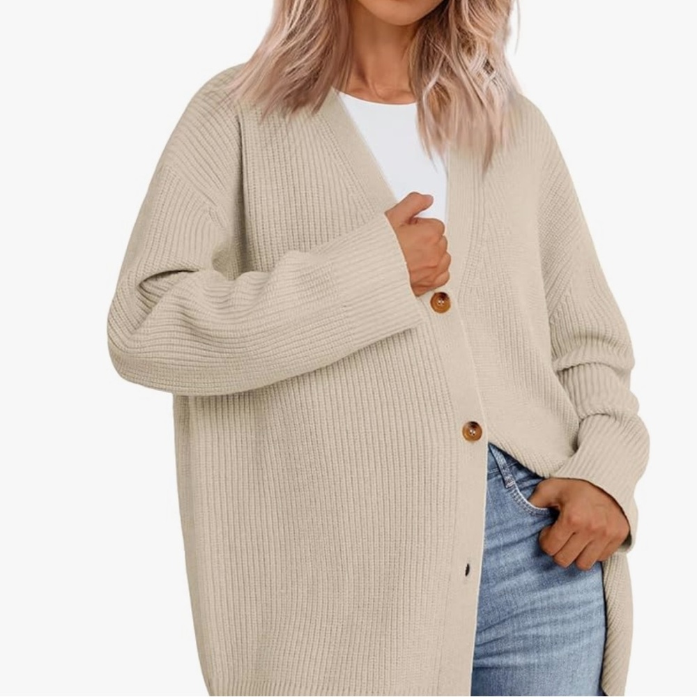 Cozy Beige Women's Cardigan